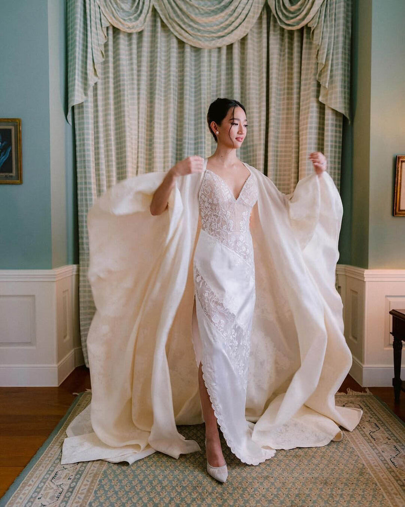 váy bridal robe truyền thống