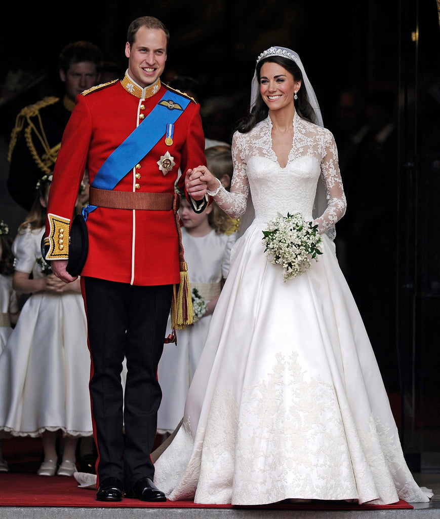 váy cưới công nương Kate Middleton