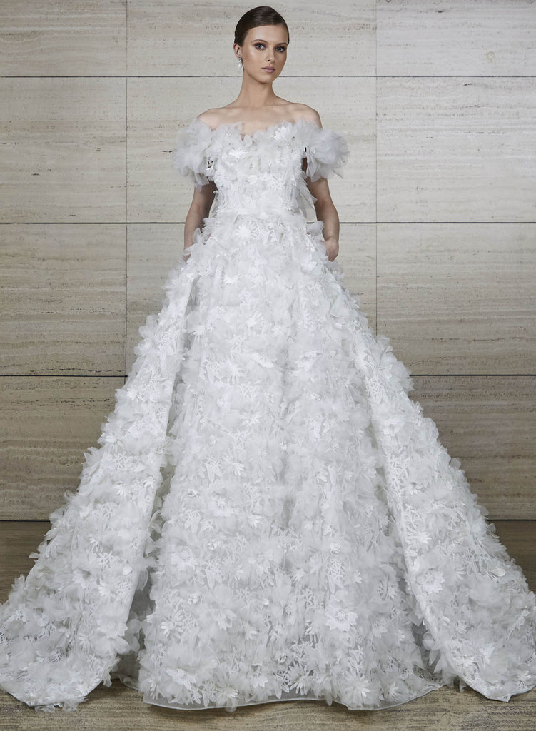 váy cưới Elie Saab Haute Couture cho cô dâu gầy