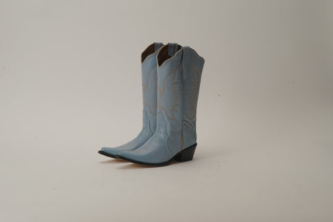 Cowboy Boots Baby Blue 