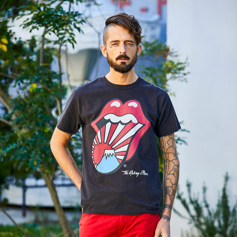 The Rolling Stones】ローリングストーンズロゴTシャツ – バックスピン