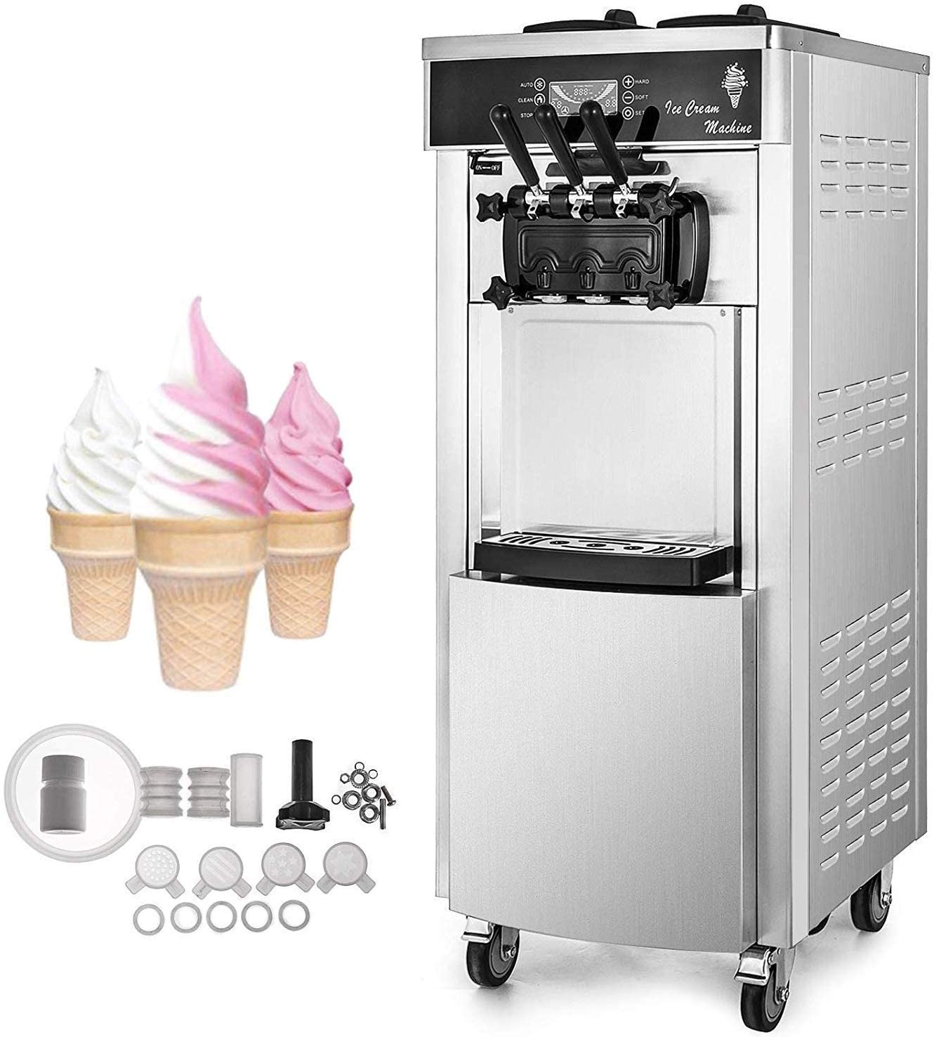 commercial countertop soft serve ice cream machine