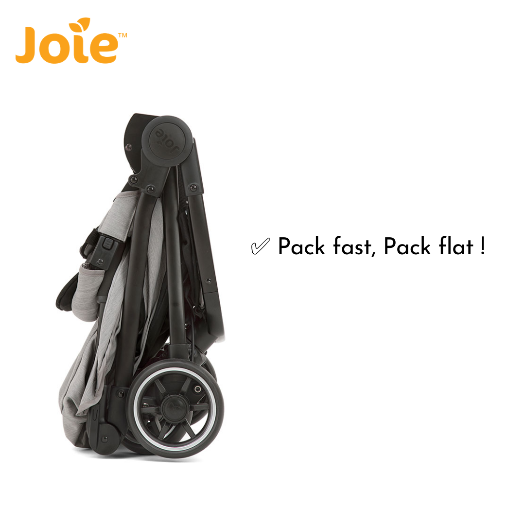 joie pact lite stroller grey flannel