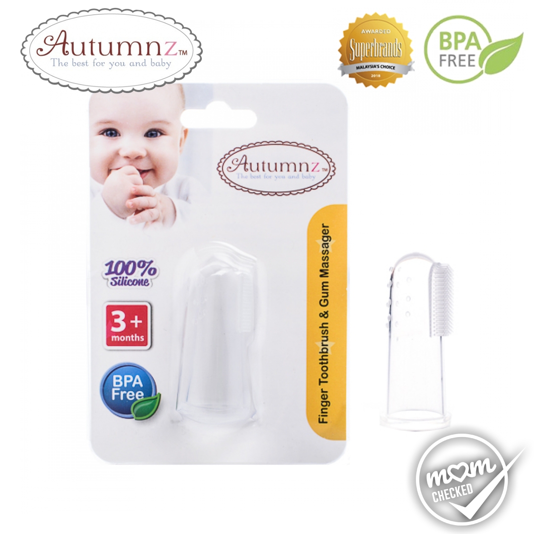 baby finger toothbrush gum massager