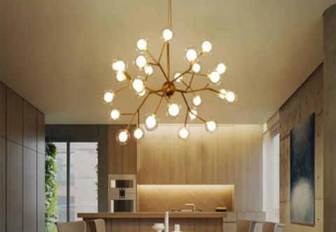 ANKUR GLASS BUBBLES TREE CHANDELIER