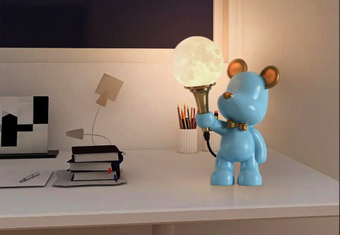 ANKUR CUTE GOLD EAR BUNNY TABLE LAMP