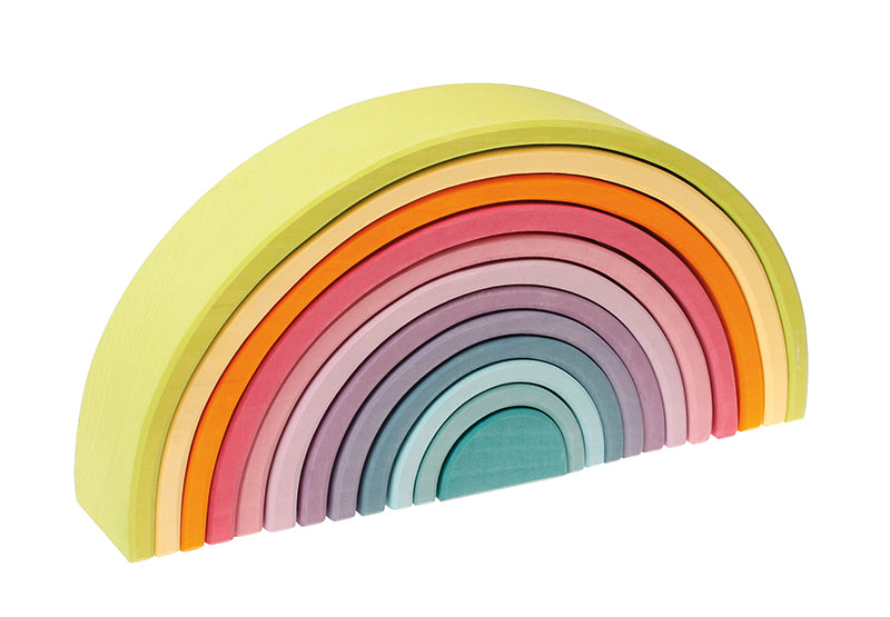 grimms 12 piece pastel rainbow