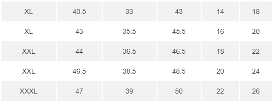 women size chart 4