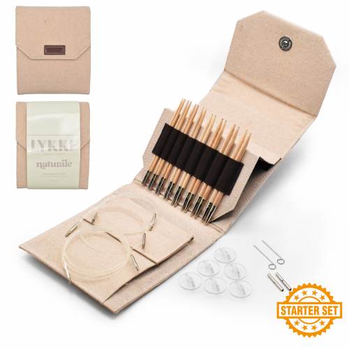 Lykke Interchangeable 5" Starter Set- naturale