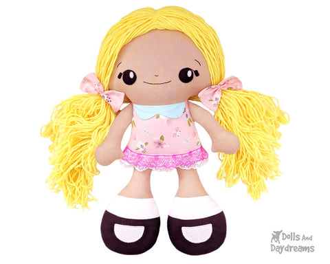 BFF Beauties Cloth Doll Sewing Pattern by Dolls And Daydreams