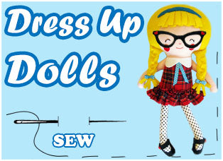 Dress Up Doll Patterns by Dolls And Daydreams