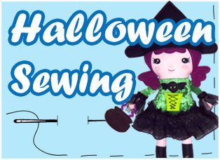 Halloween pdf sewing pattern plush and doll patterns by dolls and daydreams