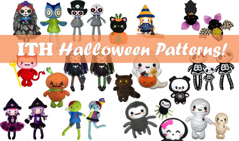 Halloween In the hoop patterns by doll and daydreams 