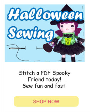 Halloween Sewing pattern range by dolls and daydreams