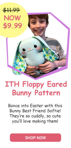 ITH Floppy Eared Bunny Pattern