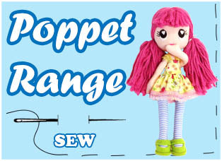 Poppet Doll Sewing pattern Range by Dolls And Daydreams