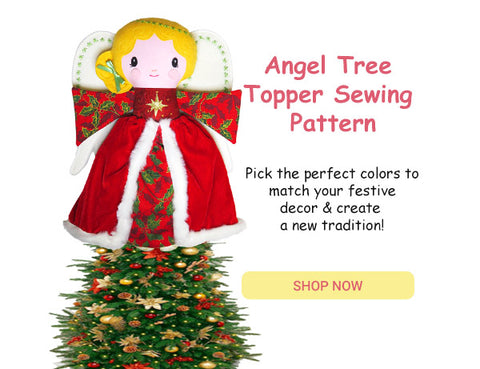 tree topper angel sewing pattern 