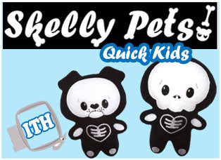 Skelly Pets Plush Toy Patterns Kawaii Cute Halloween by Dolls And Datdreams