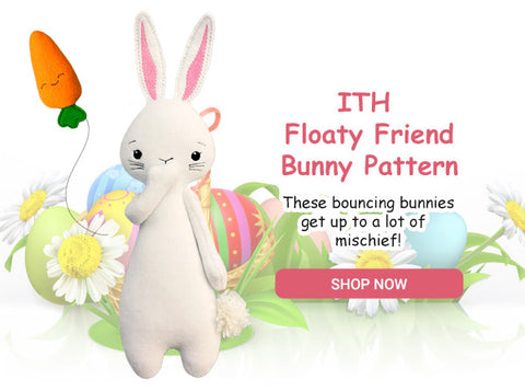 In The Hoop Floaty Friends Bunny Rabbit Plush Toy pattern by dolls and daydreams