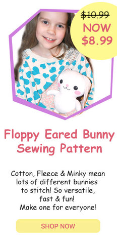 Floppy Eared Bunny Sewing Pattern