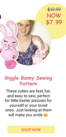 Giggle Bunny PDF Sewing Pattern SALE 