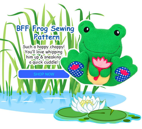 BFF Frog PDF Sewing Pattern Collection 