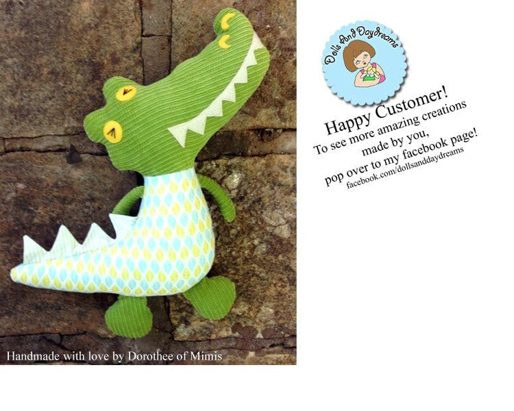 crocodile plush pattern