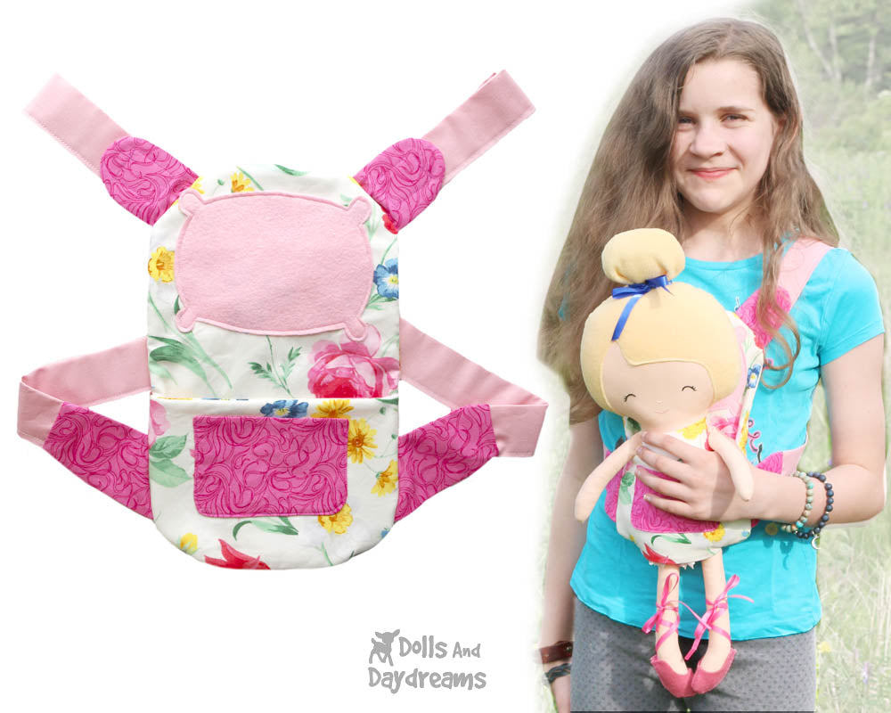 baby doll and carrier