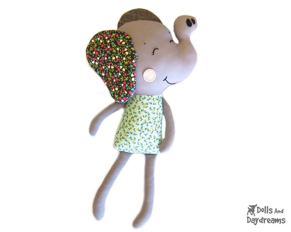 Elephant Sewing Pattern | Dolls And Daydreams