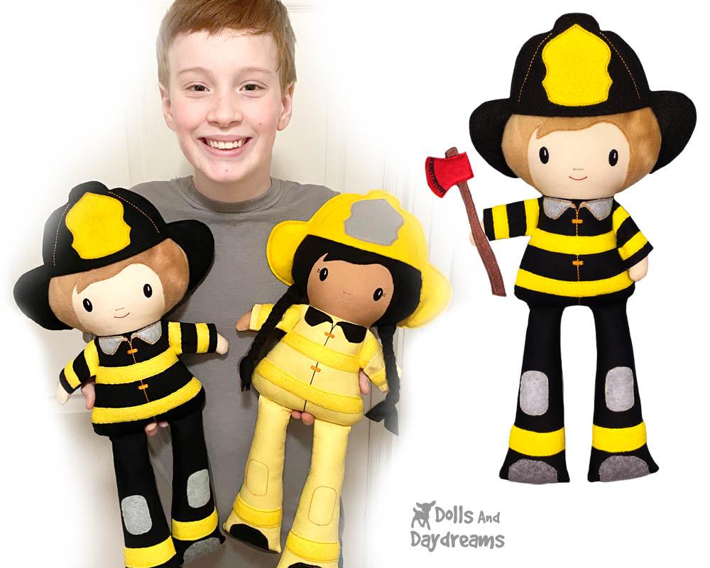 firefighter doll