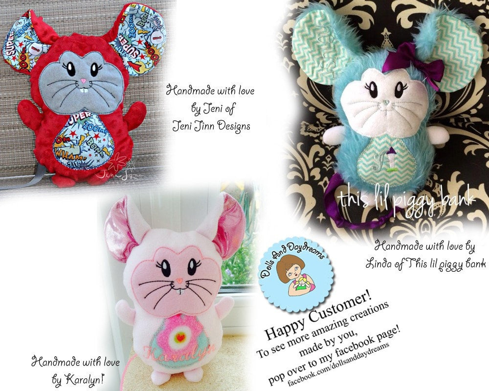 Download Embroidery Machine Mouse Pattern Dolls And Daydreams