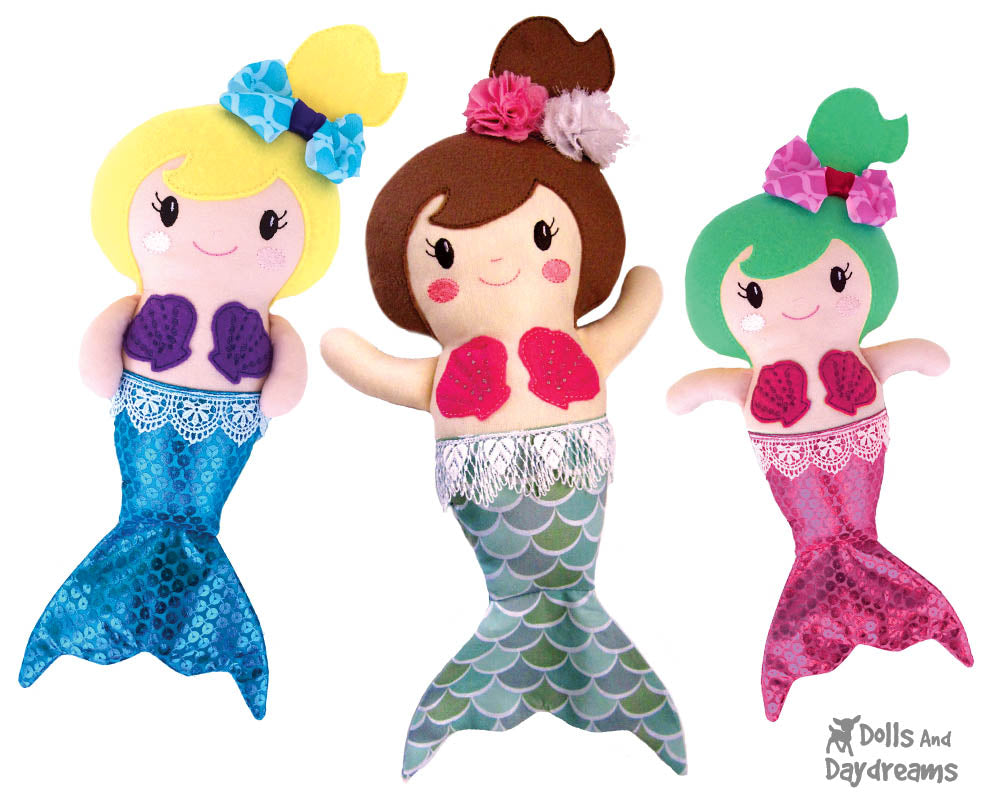 mermaid soft toy doll