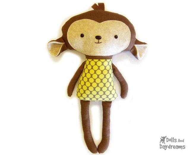 monkey sewing pattern
