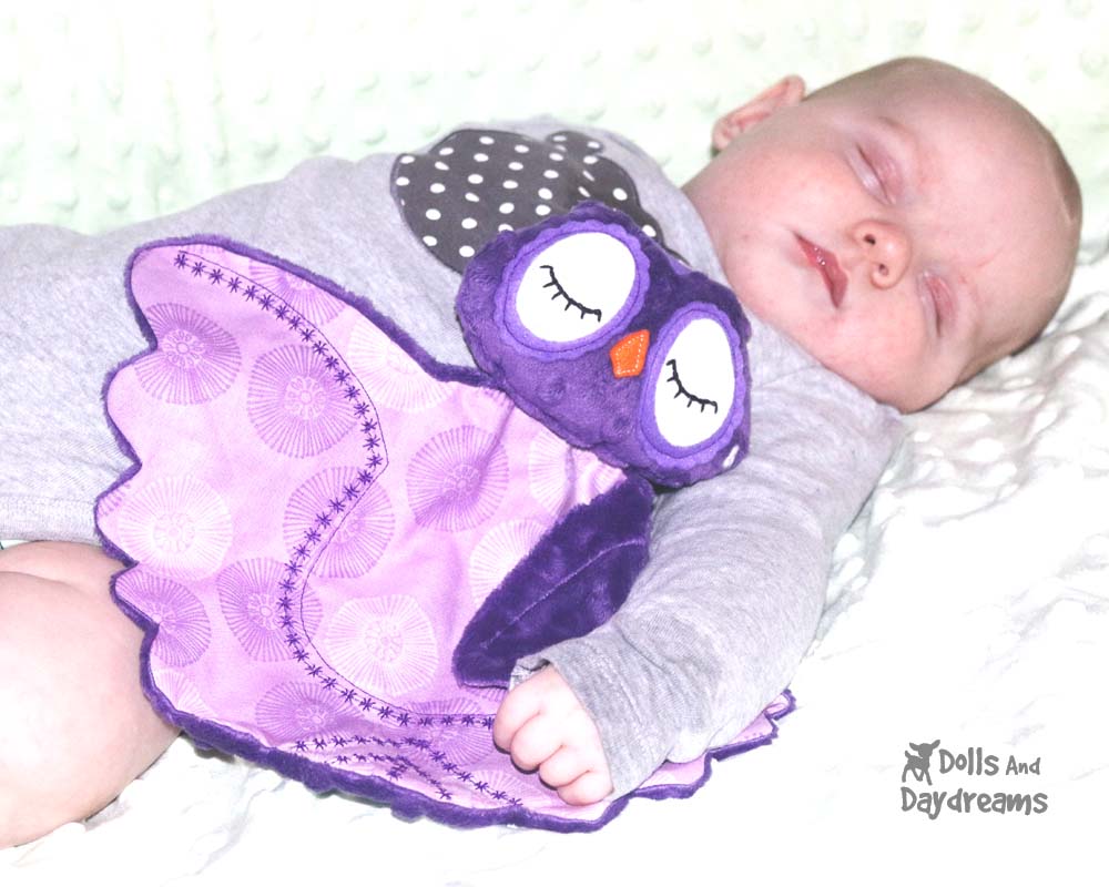 Owl Pro Grow With Me Baby Blanket Sewing Pattern Dolls And Daydreams