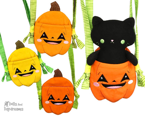 ith-tiny-pumpkin-tote-pattern trick or treat bag by dolls and daydreams 