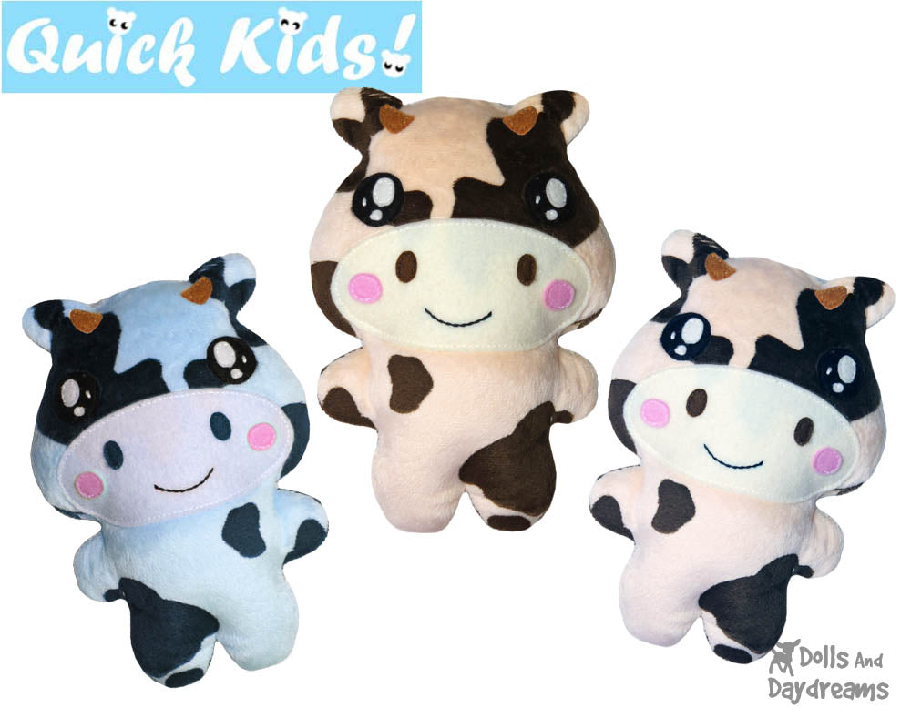 stuffed cow sewing pattern