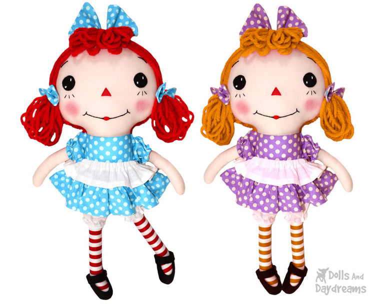 Raggedy Ann Sewing Pattern | Dolls And Daydreams