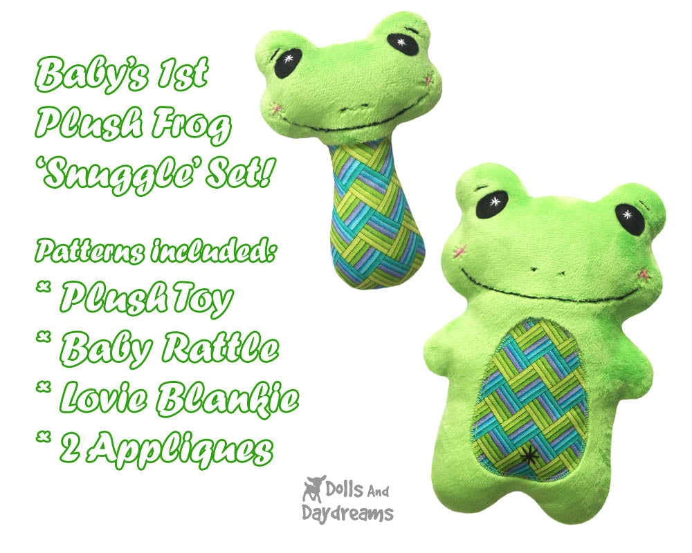 stuffed frog pattern