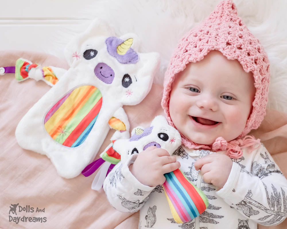 Download Baby S 1st Plush Unicorn Snuggle Machine Embroidery Pattern Set Dolls And Daydreams