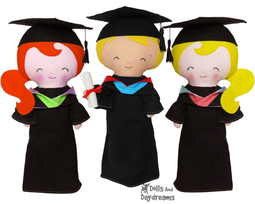 crochet graduation doll free pattern