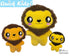 ITH Quick Kids Lion Machine Embroidery Pattern