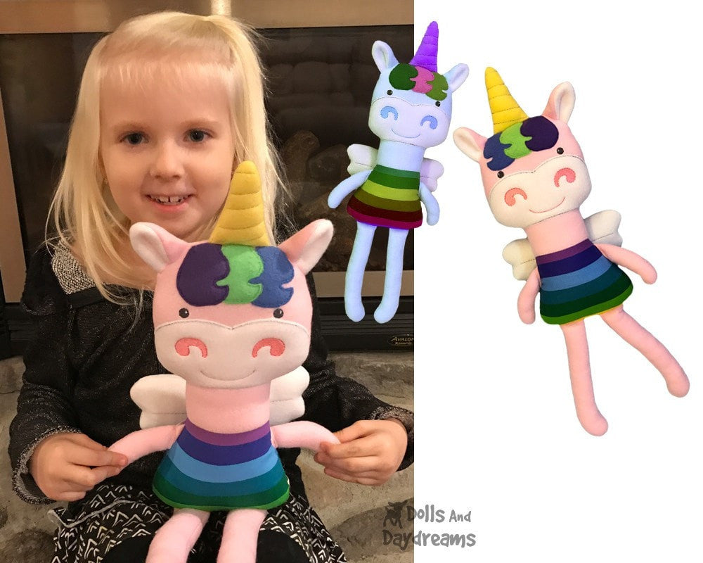 Download Ith Big Unicorn Pattern Dolls And Daydreams