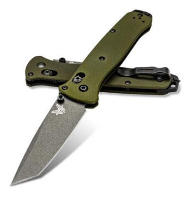 Benchmade Bailout Axis Lock Knife Green Aluminum 34 Gray 537gy 1 9781