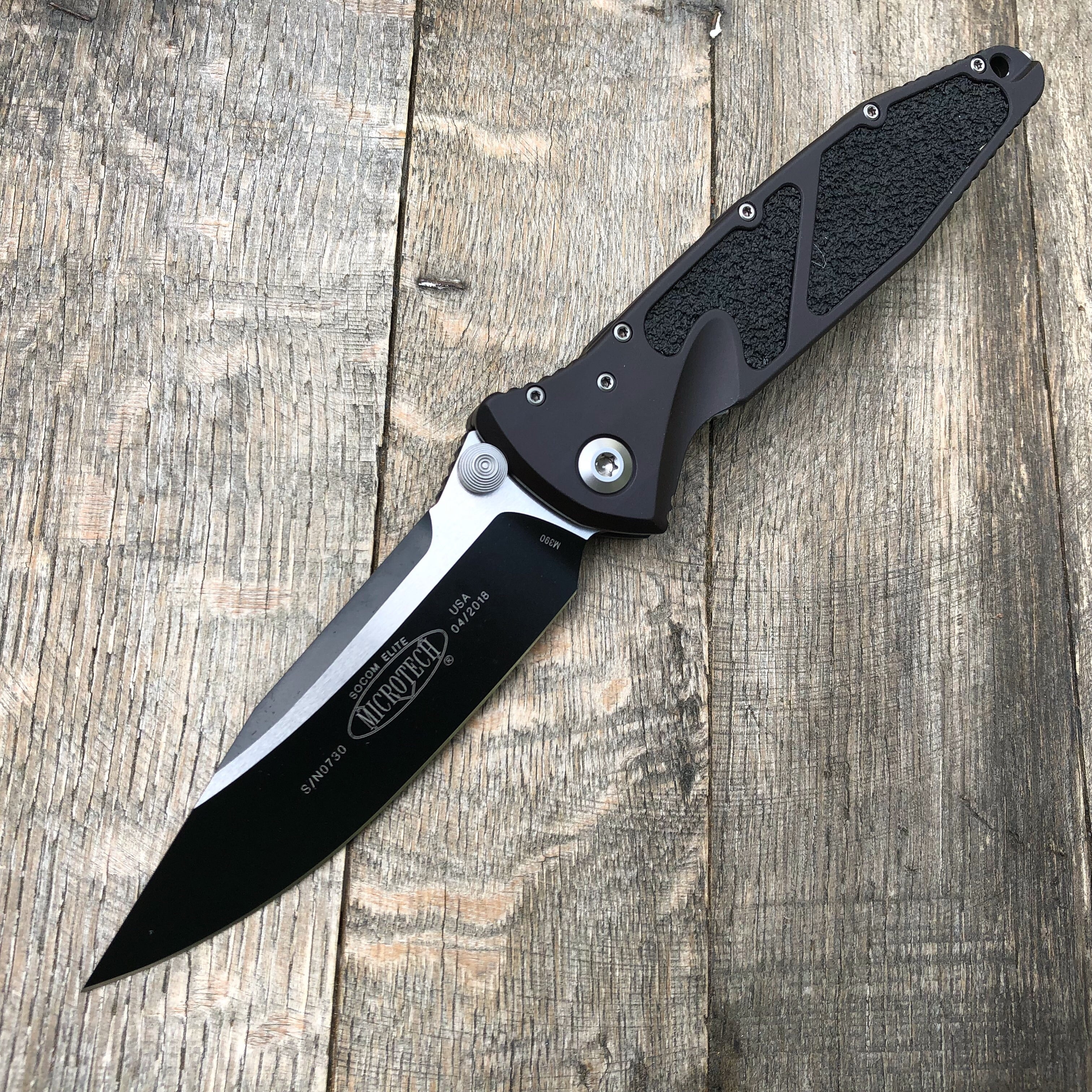 Microtech Socom Elite Manual Knife (4" Black) 160-1 – GearBarrel.com