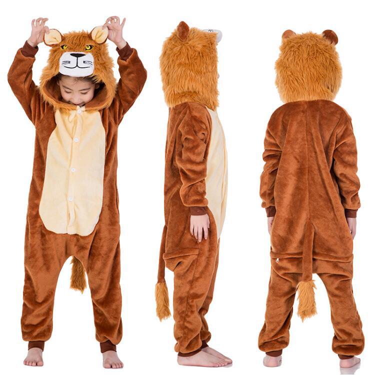 Fox Kigurumi Onesie Pajamas Animal Costumes for Kids