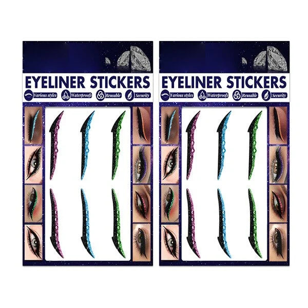 Reusable Eyeliner And Eyelash Stickers