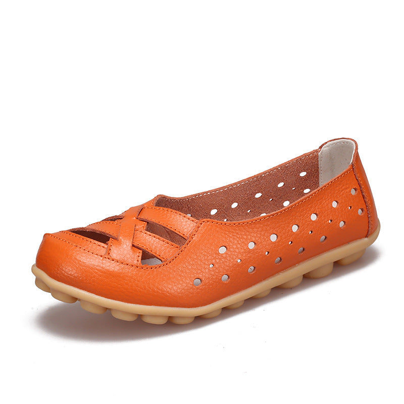 Zilool Summer Flat-bottomed Sandals Hollow Shoes Women's Shoes