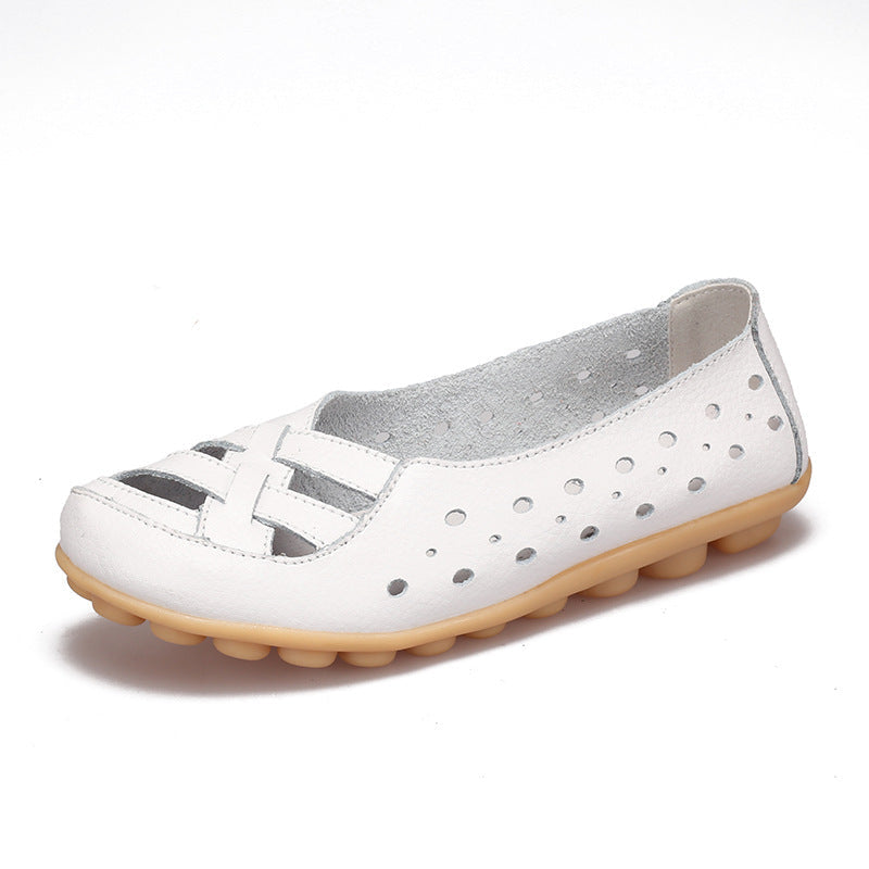 Zilool Summer Flat-bottomed Sandals Hollow Shoes Women's Shoes