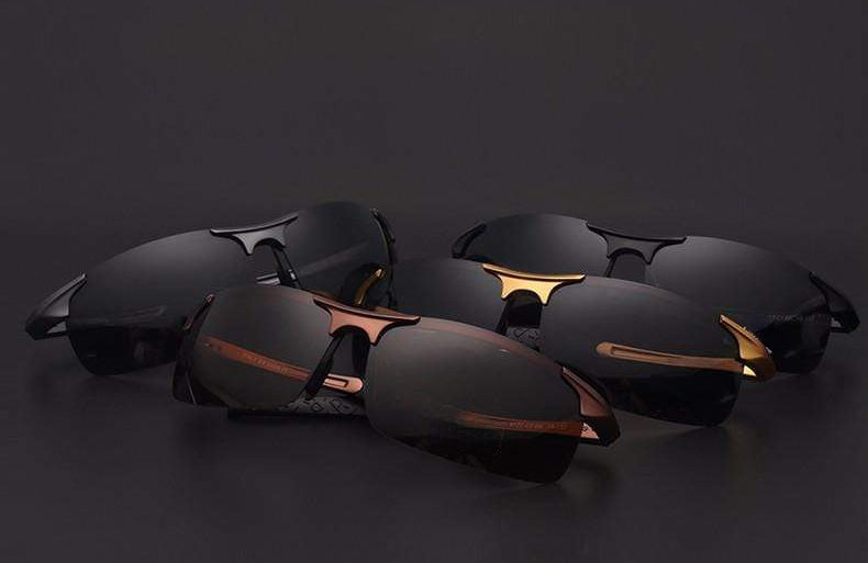 Men's Ultra-Light Aluminum Magnesium Polarized Sunglasses