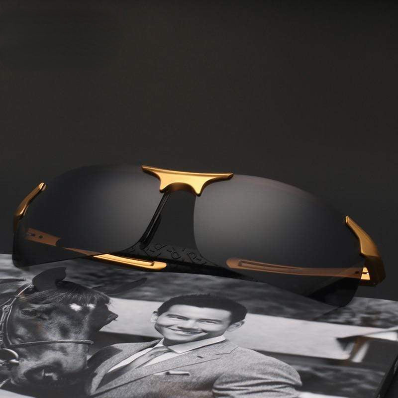 Men's Ultra-Light Aluminum Magnesium Polarized Sunglasses